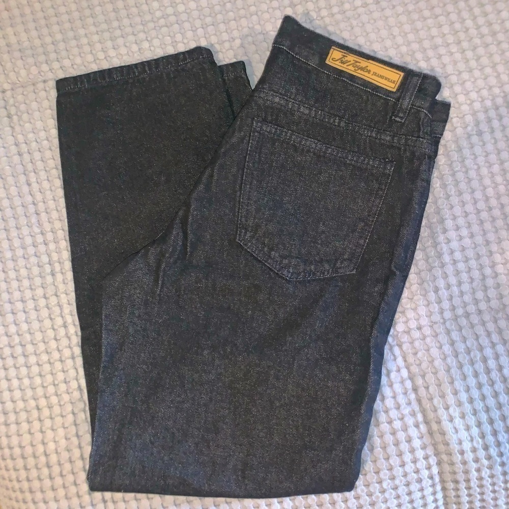 Jill Taylor Haband Vintage Black Jeans 8 Petite